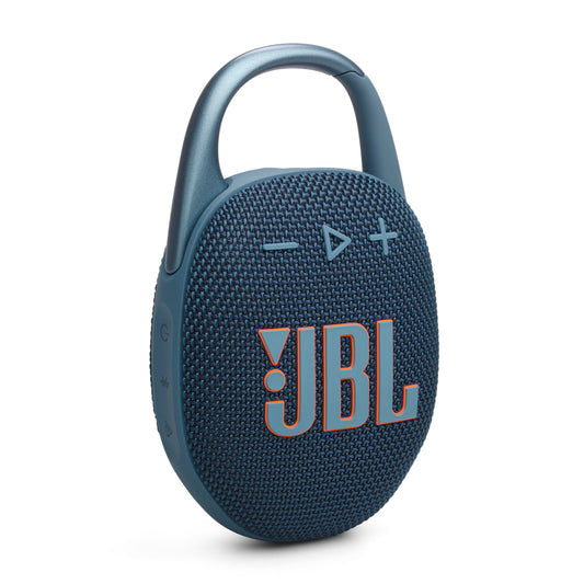 JBL Clip 5 Bocina Portátil Bluetooth, 7W de Potencia, Reproducción 12 Horas, Resistente al Agua y al Polvo IP67 - Azul