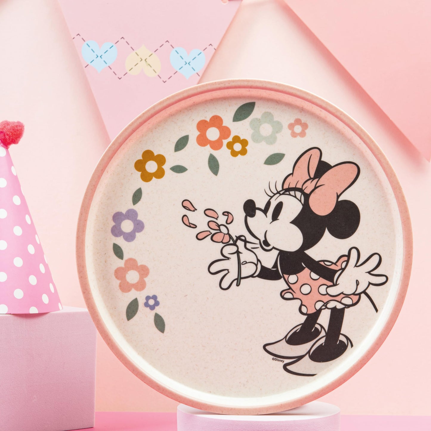 Juego de Vajilla Disney Zak Designs Bambú Sostenible Minnie Mouse para Niños
