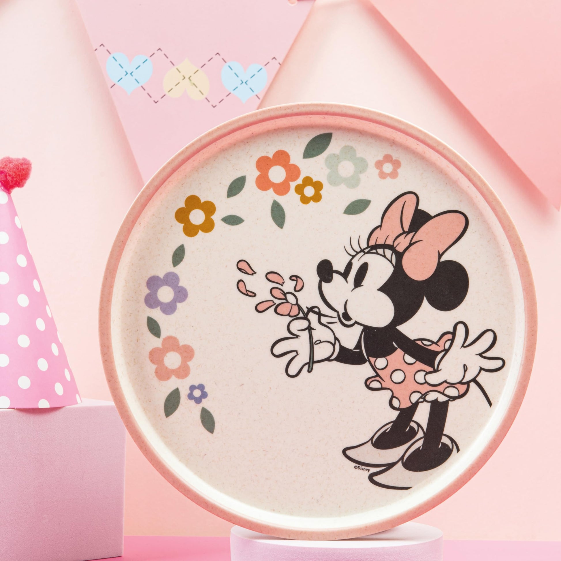 Juego de Vajilla Disney Zak Designs Bambú Sostenible Minnie Mouse para Niños