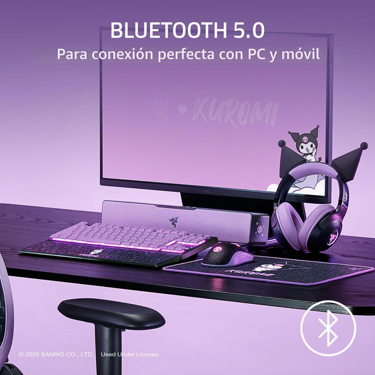 Barra de Sonido Razer Leviathan V2 X Kuromi Edition