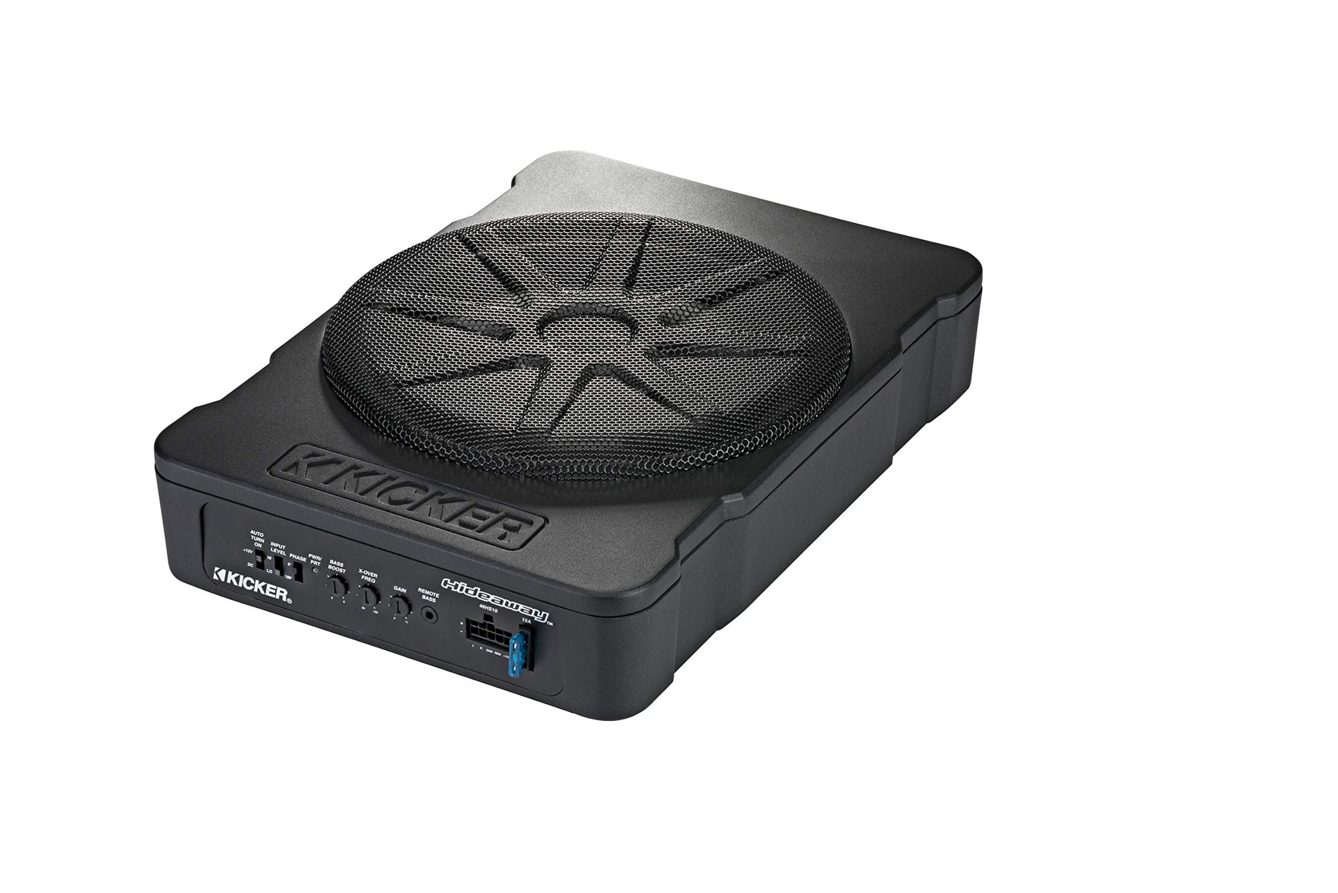 Kicker 51HS10 Hideaway - Subwoofer compacto de 10 pulgadas