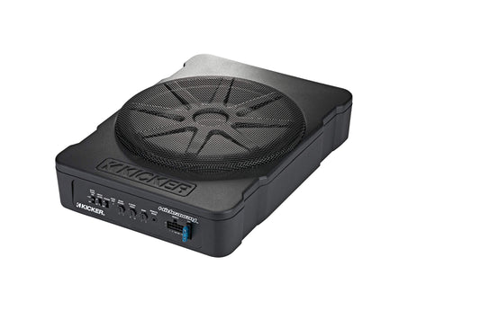 Kicker 51HS10 Hideaway - Subwoofer compacto de 10 pulgadas