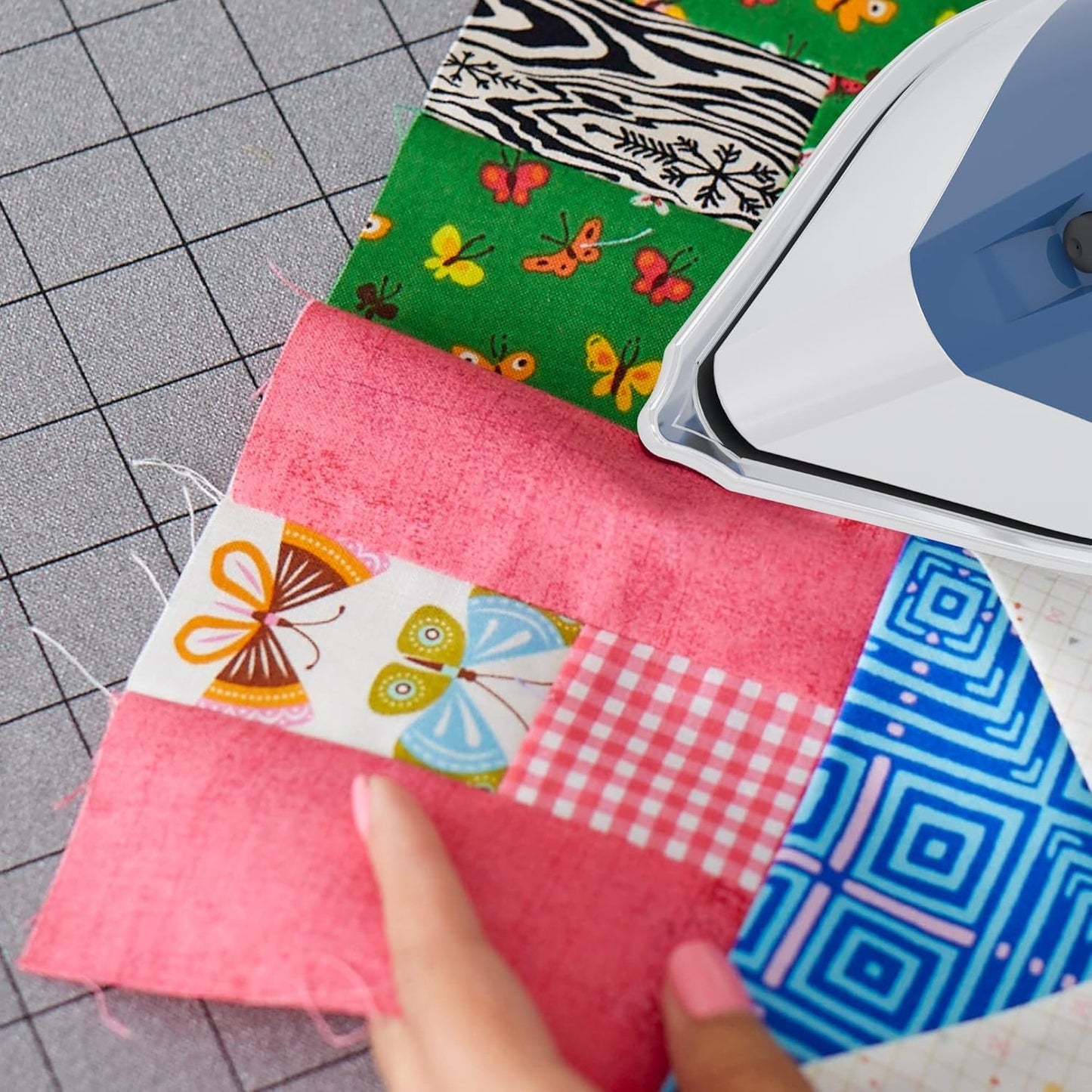 Plancha SINGER SteamCraft Plus 2.0 Making The Cut Edition azul con Punta OnPoint para Mujer