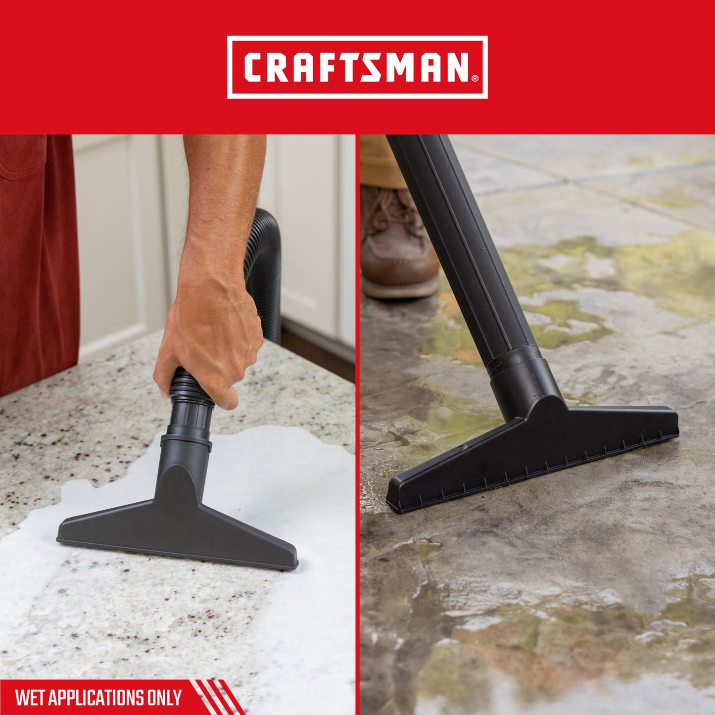 CRAFTSMAN CMXZVBE38765 - Filtro de aspiradora de repuesto para aspiradora de espuma y secado húmedo, lavable y reutilizable, filtro de aplicación húmeda para la mayoría de aspiradoras de tienda de