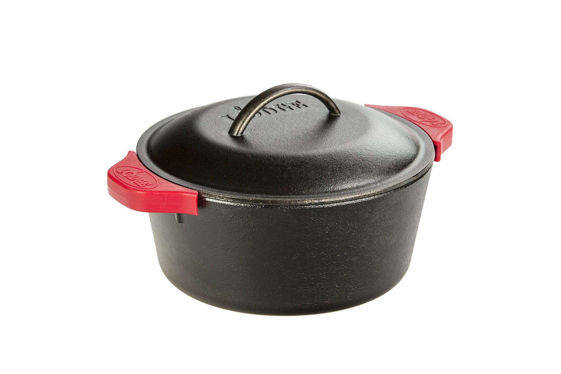 Lodge, Horno estilo holándes con azas, Negro, 4.7 litros