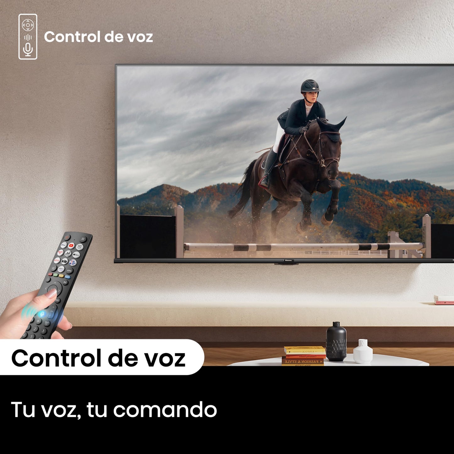 Hisense Television QD6N Pantalla 65 Pulgadas,QLED Smart Google TV UHD 4K,Control Remoto por Voz con Alexa,Dolby Vision Atmos, Modo de Juego Plus, Control de Voz,Compartir con TV