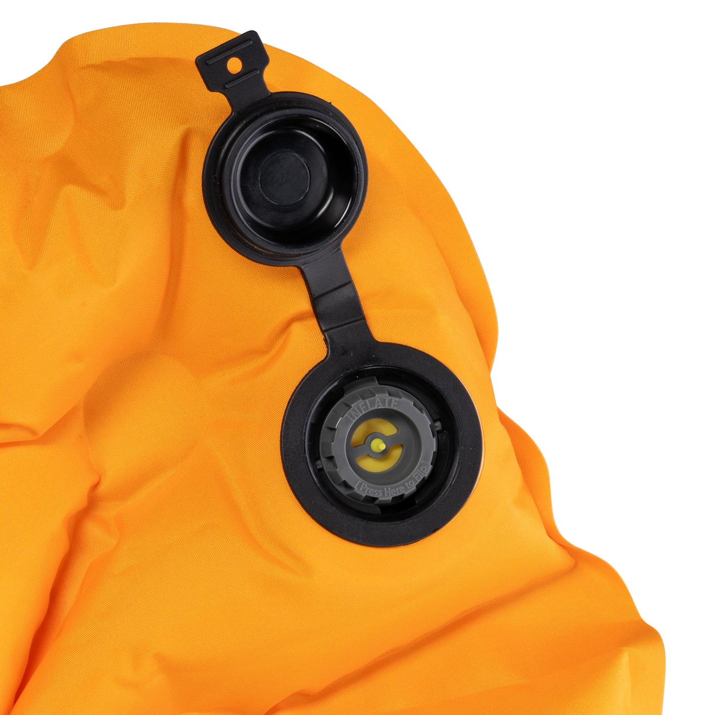 Klymit - Almohadilla de Dormir Inflable con Aislamiento estático V2, Comodidad Mejorada, portátil, Ultraligera, fácil de inflar, Cama de Aire Plegable para Camping, mochilero y Senderismo, azafrán