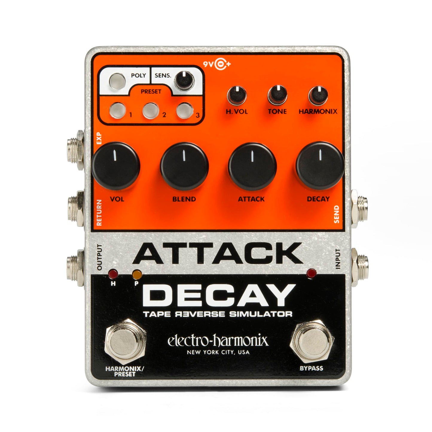Pedal Simulador Inverso Electro-Harmonix Attack Decay Tape