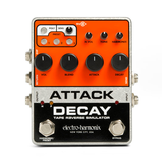 Pedal Simulador Inverso Electro-Harmonix Attack Decay Tape