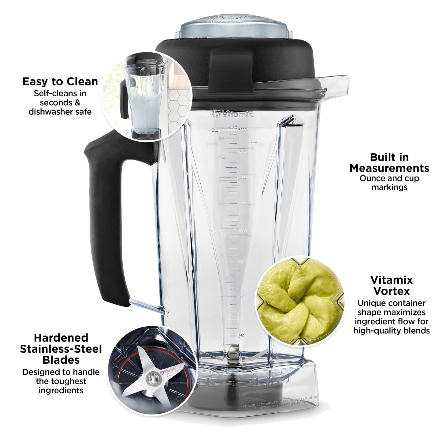 Contenedor Vitamix Transparente 64 Onzas