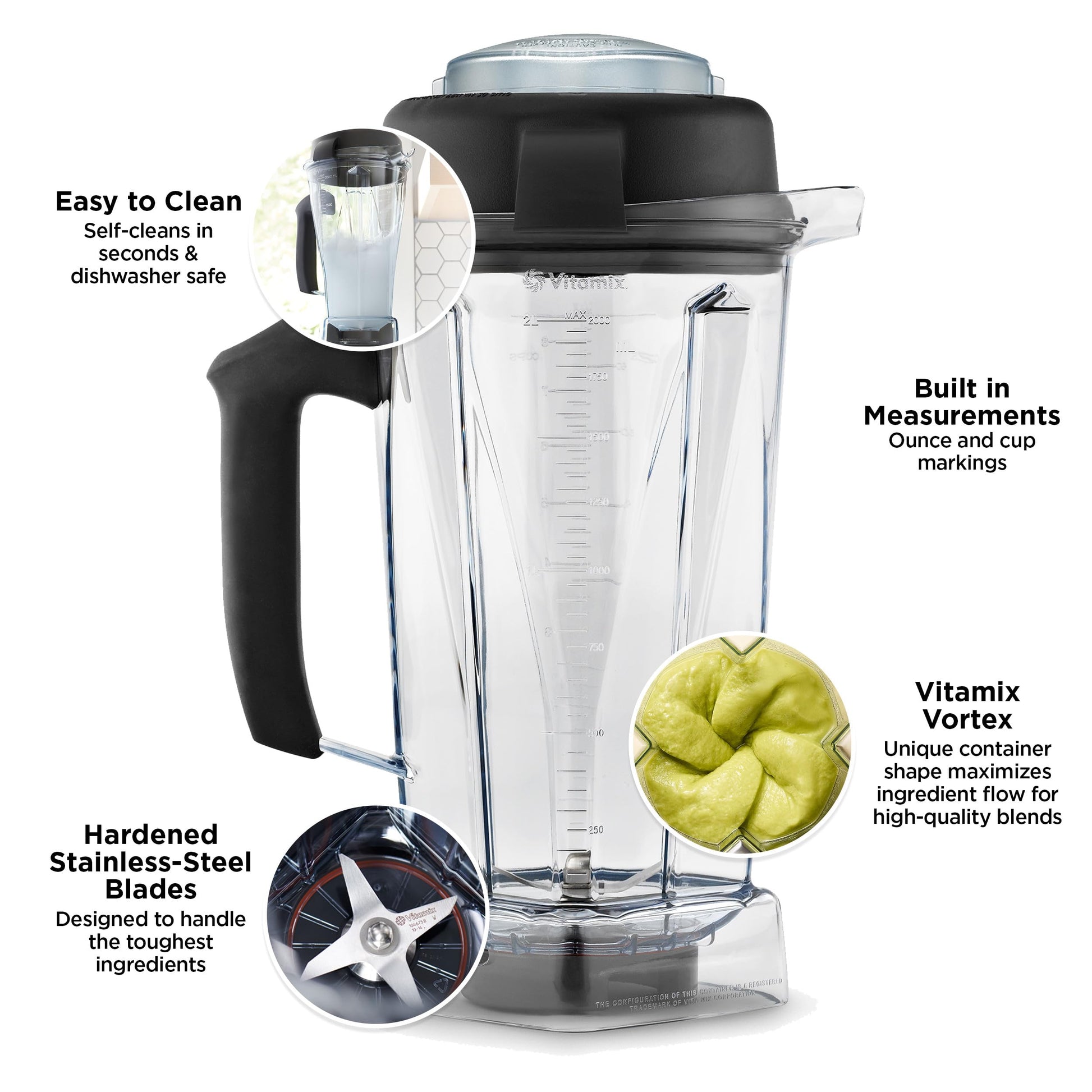 Contenedor Vitamix Transparente 64 Onzas