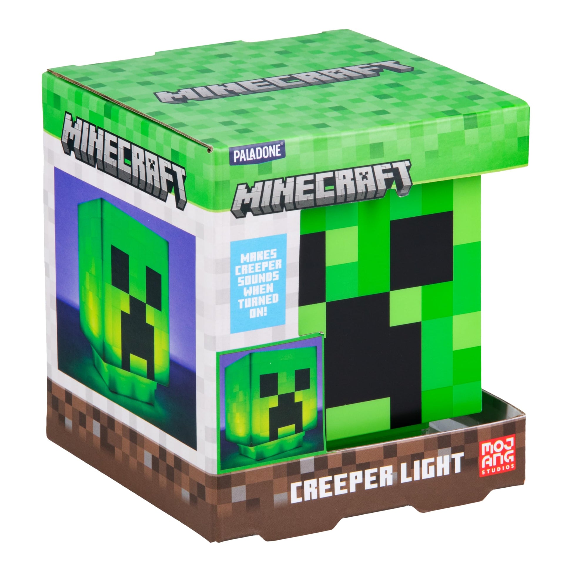 Luz de Computadora Paladone Minecraft Creeper Verde con Sonidos Oficiales para Niños