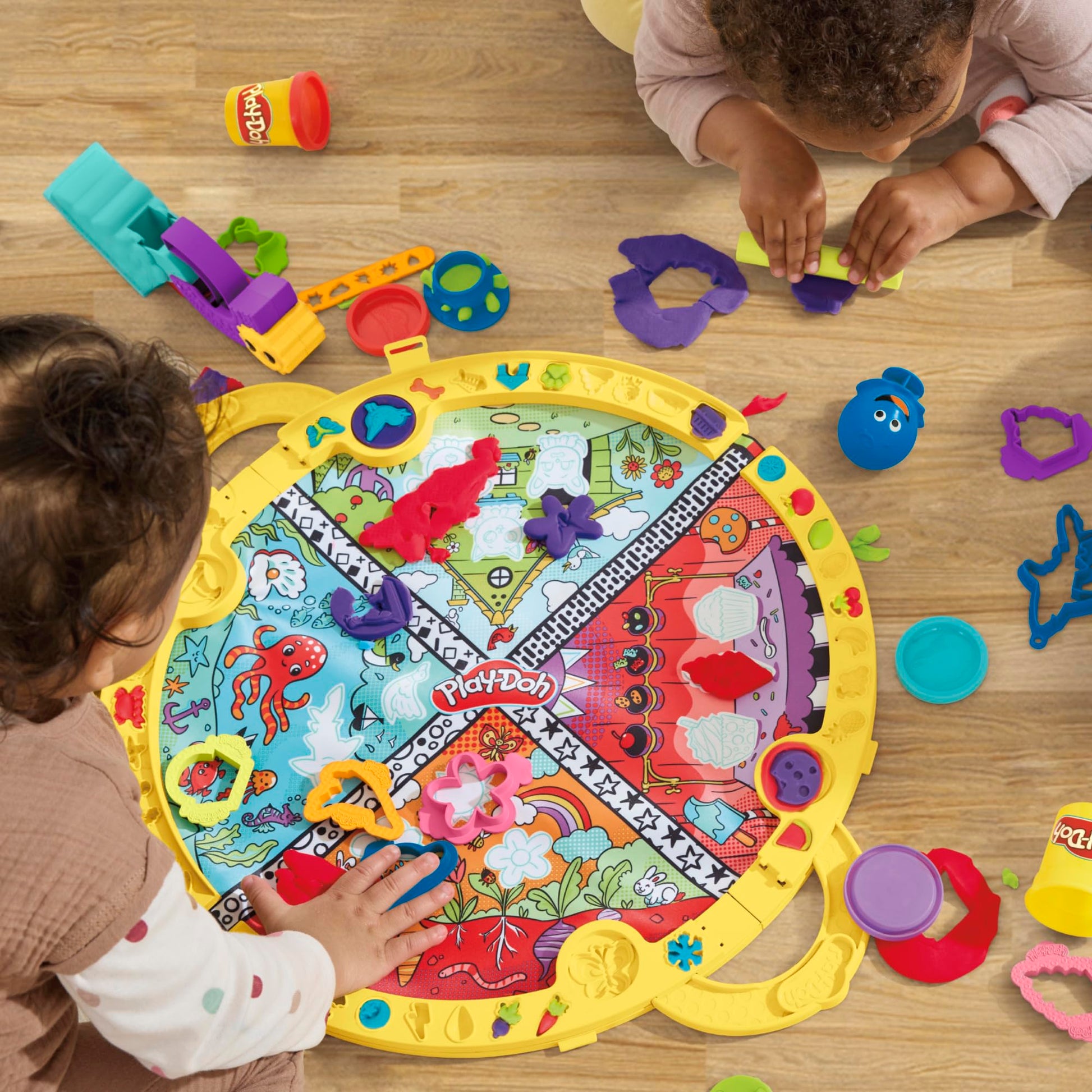 Set de Juego Portátil Play Doh con 19 Accesorios para Niños y Niñas