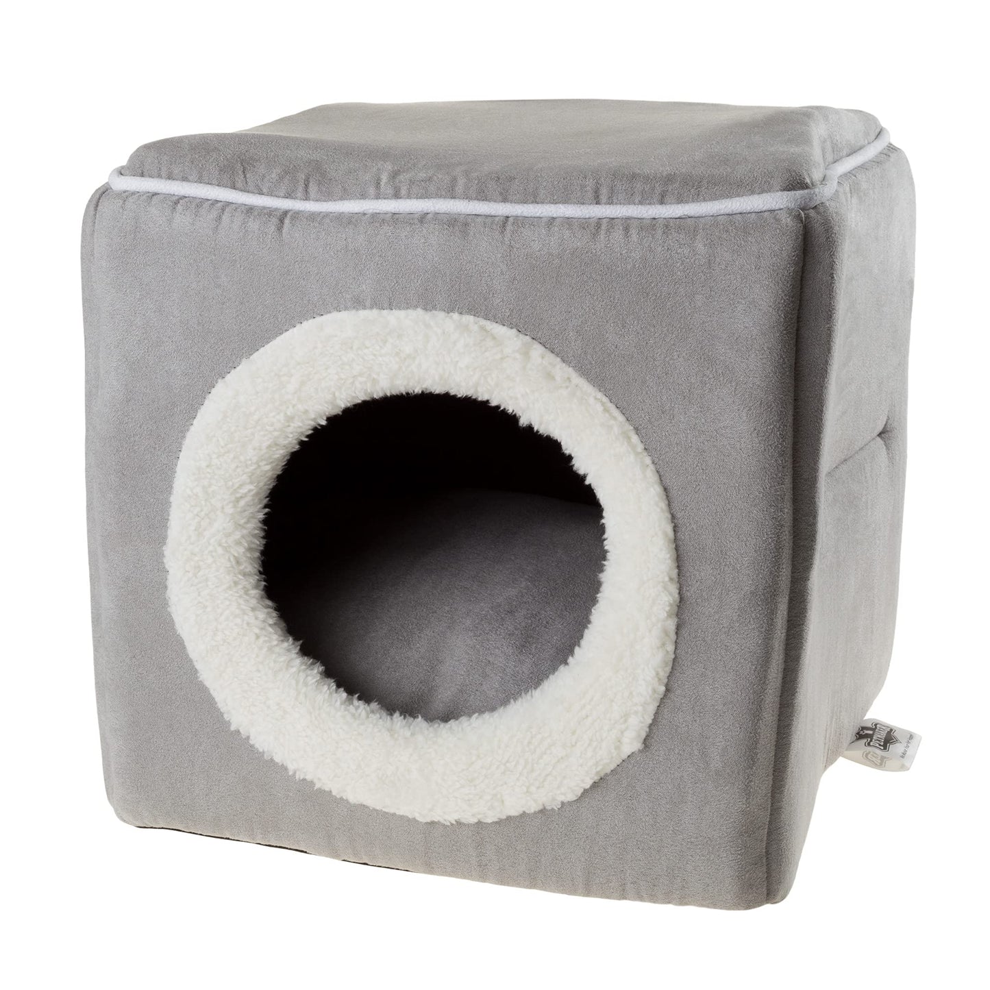 Petmaker Cat Pet Bed, Cave, Soft Indoor Enclosed Covered Cavern/House for Cats, Kittens, and Small Pets