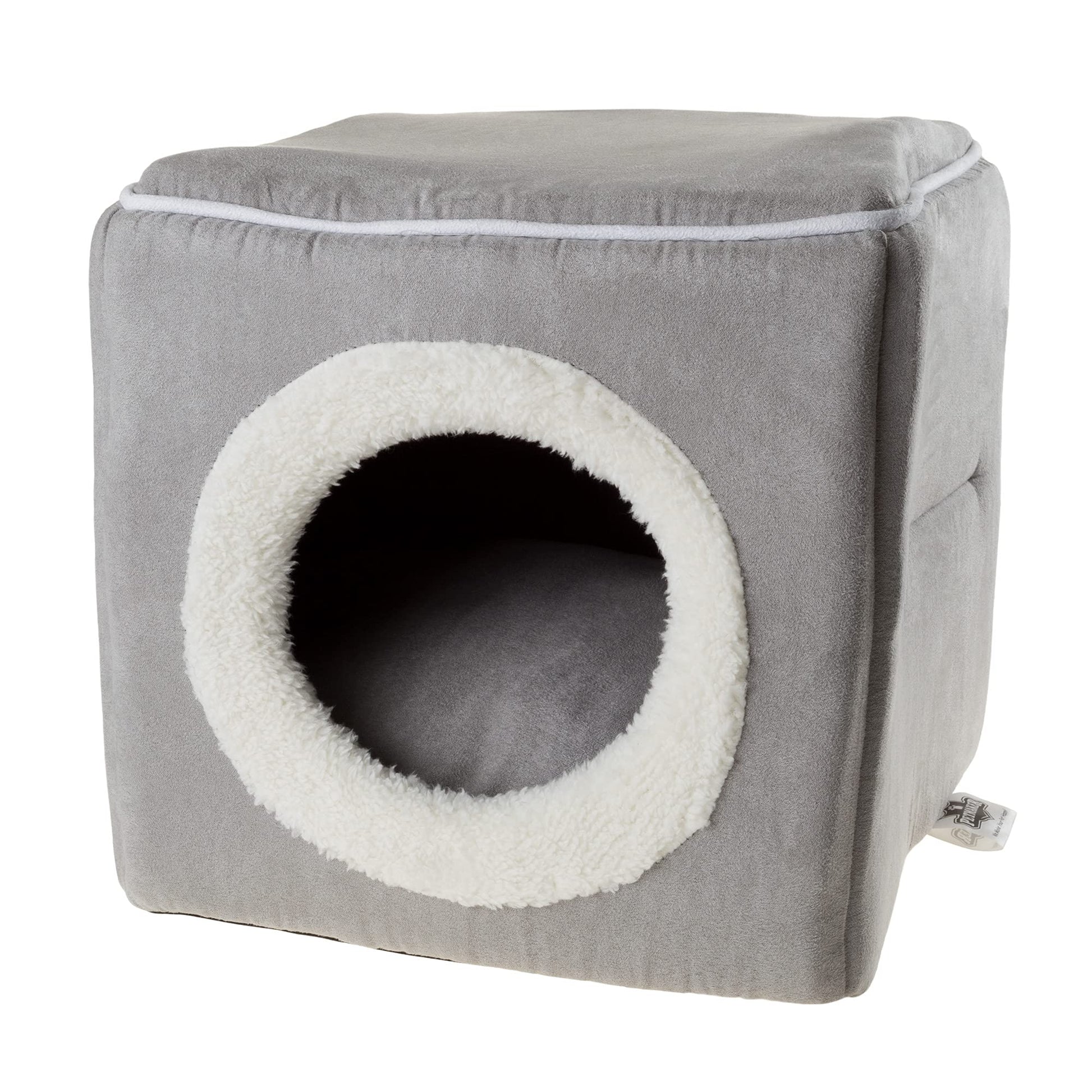 Petmaker Cat Pet Bed, Cave, Soft Indoor Enclosed Covered Cavern/House for Cats, Kittens, and Small Pets