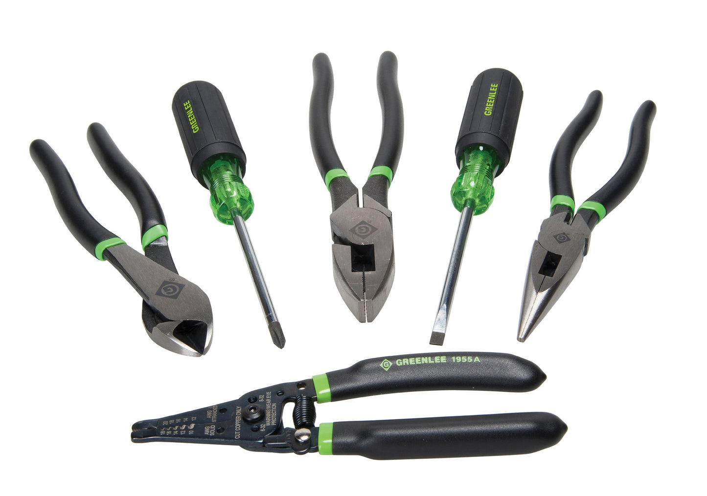Greenlee 0159-36 Kit de herramientas manuales, seis piezas