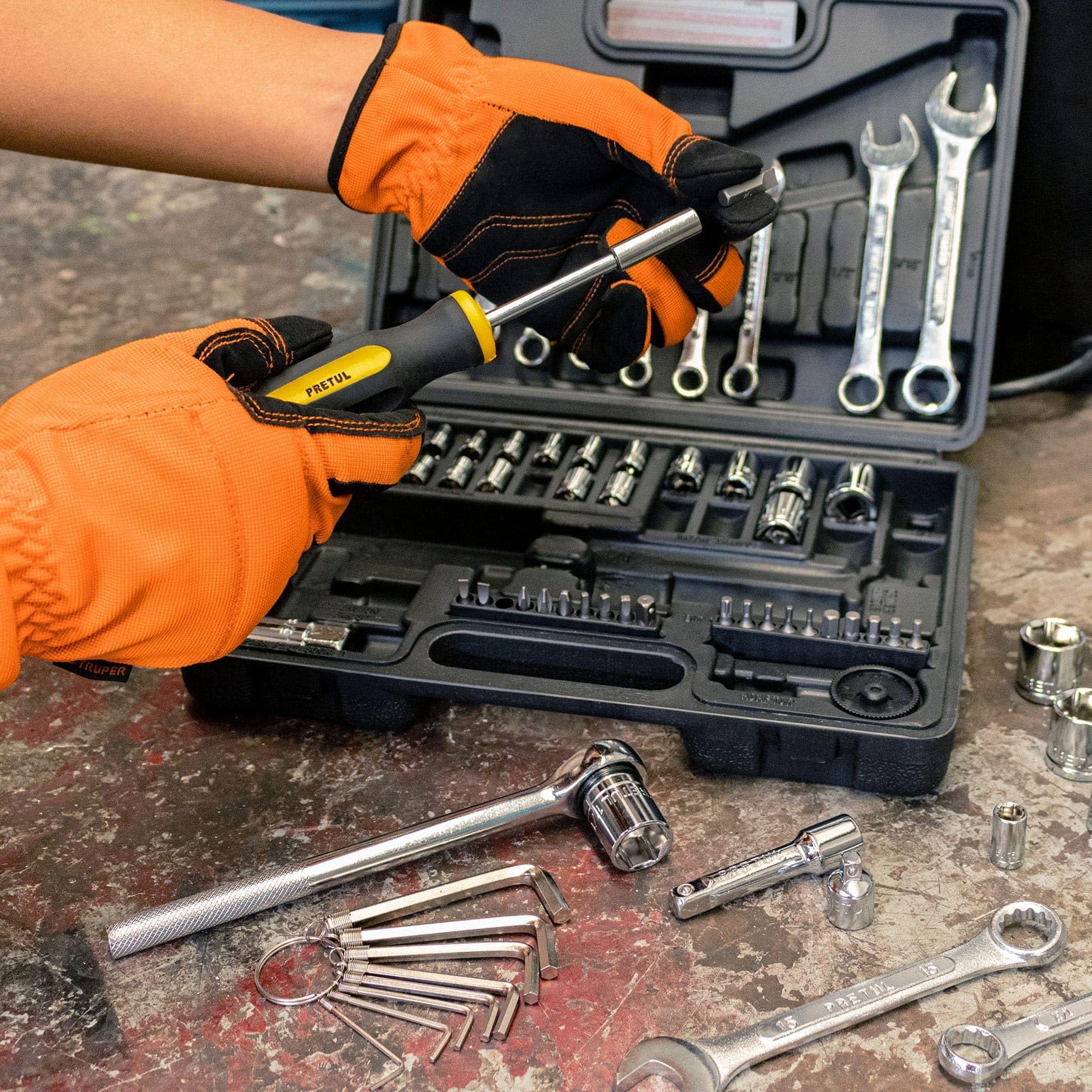 Juego de Herramienta Pretul 70 Piezas