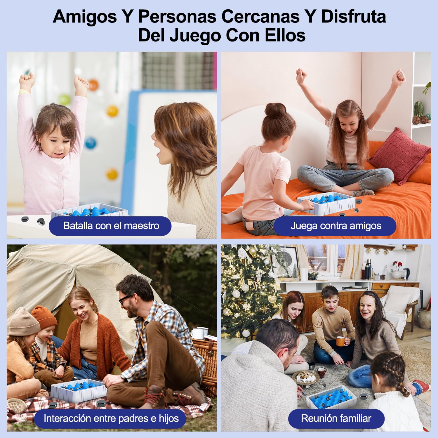 KCHOOH Juego de Ajedrez Magnético,Juegos de Mesa,Juego de Ajedrez Magnético Portátil, Magnetic Chess GameJuego de Mesa para Fiesta Familiar, Juego Cuerda