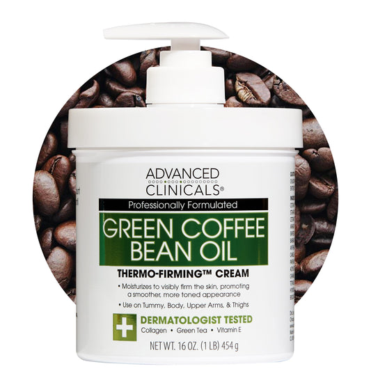 Crema Corporal Reafirmante de Granos de Café Verde Advanced Clinicals Spa Size