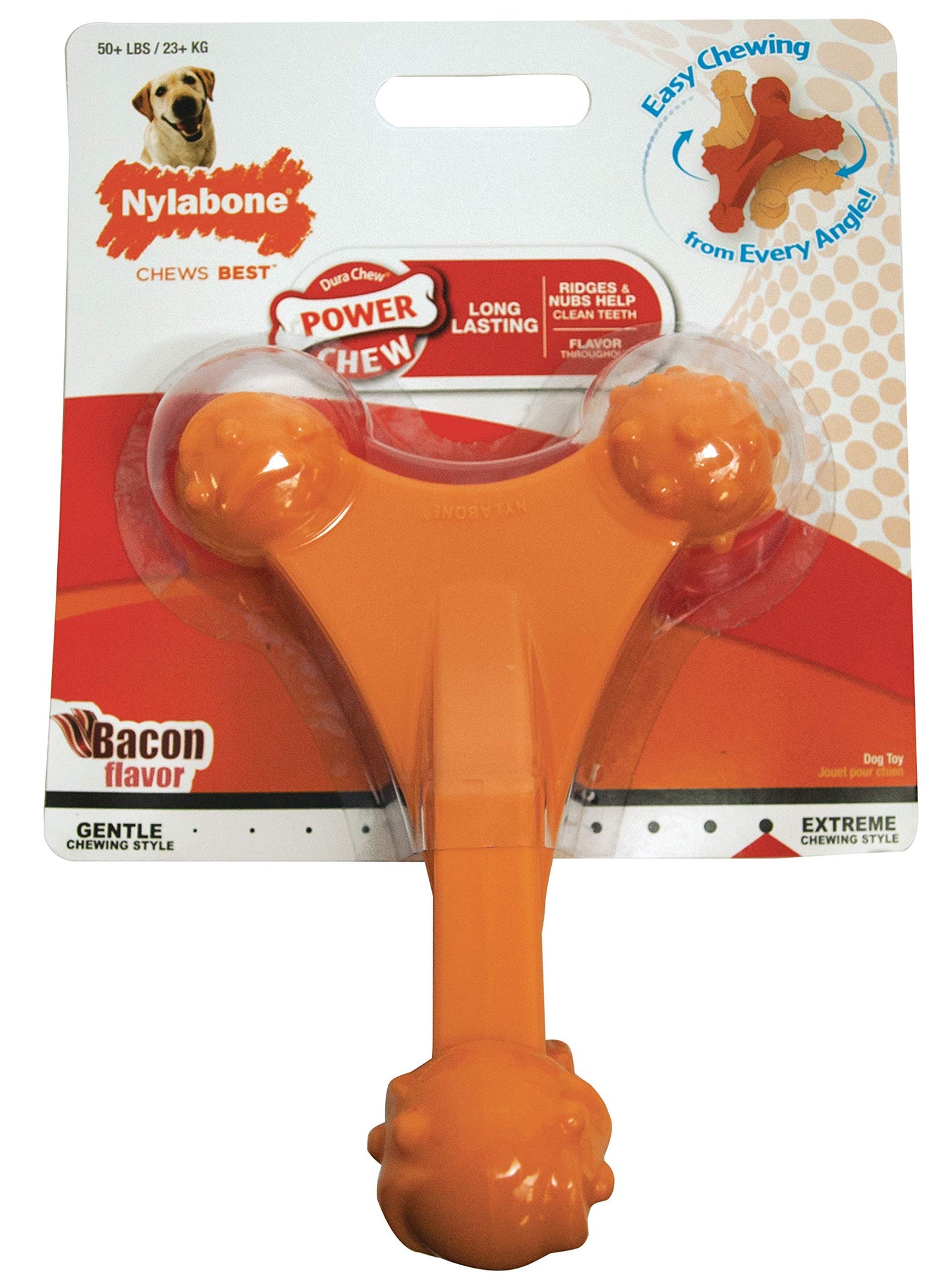 Juguete para Masticar Nylabone Dura Chew Axis para Perro