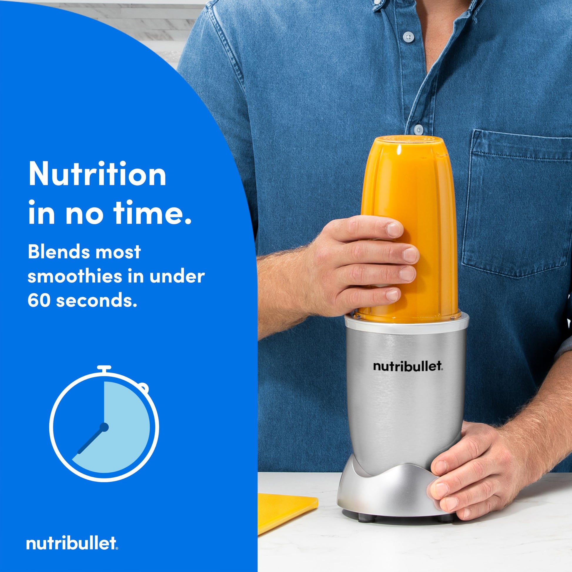 Extractor de Nutrientes NutriBullet Pro Plata 900 W