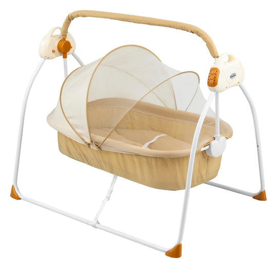 Cuna Mecedora Eléctrica SELECTSHOP Café para Bebé