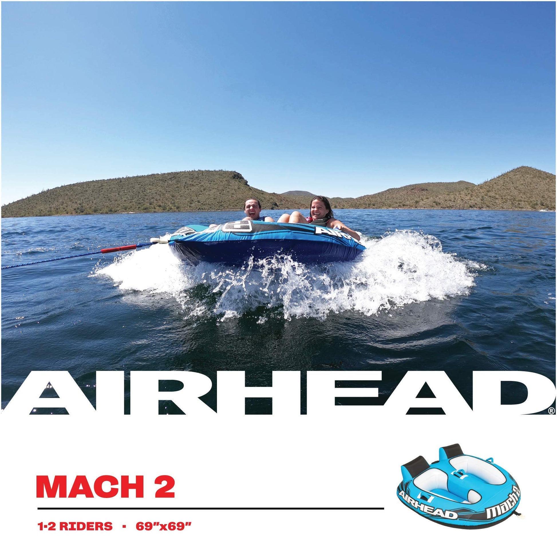Tubo Remolcable Airhead Mach para Barco