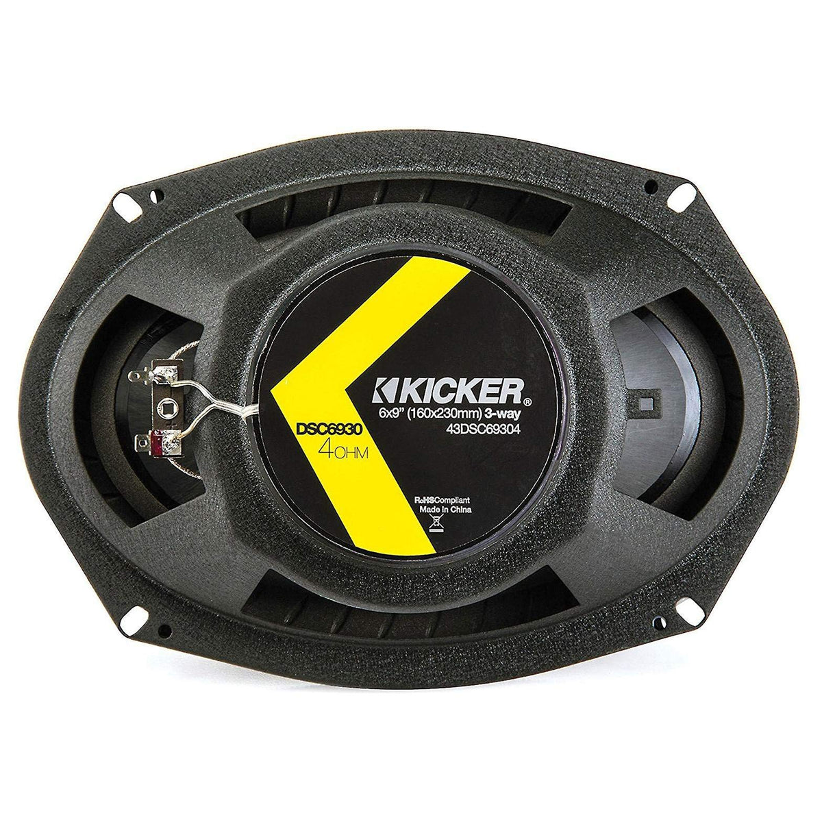 Parlantes Coaxiales para Auto Kicker D-Series 6x9 140 Watt 3-Way