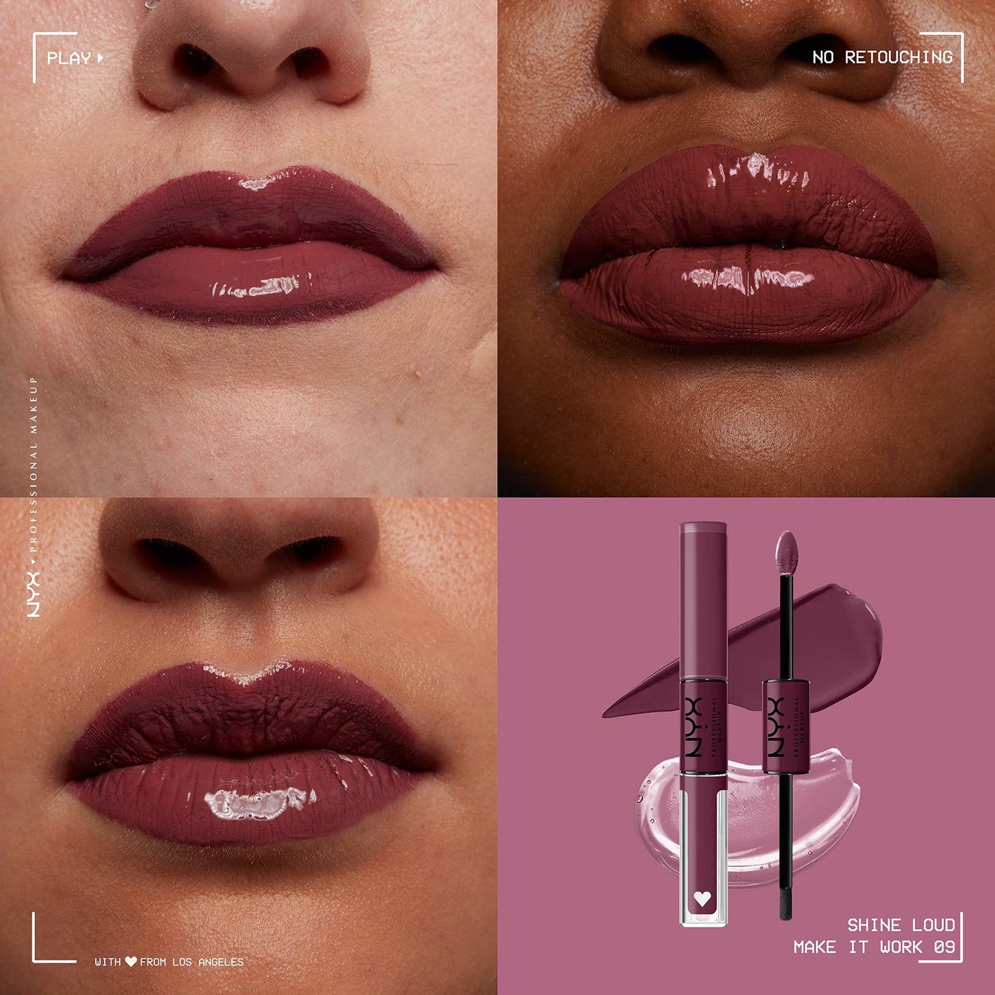 NYX Professional Makeup, Shine Loud, Labial Líquido Larga Duración, Make