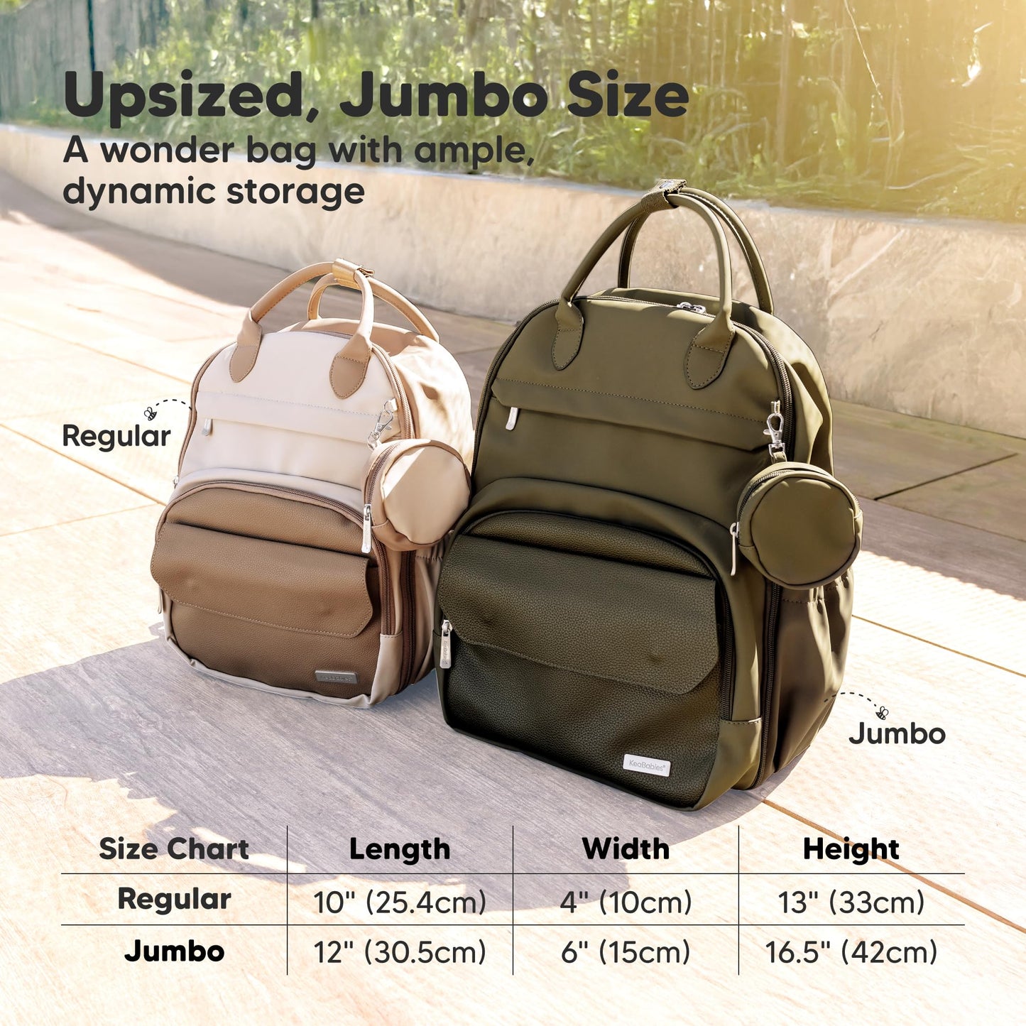 Mochila para pañales – Paquete de pañales de viaje multifuncional, bolsas cambiadoras de maternidad para bebé, capacidad compacta de 18 l, piel sintética, impermeable, unisex, elegante bolsa para