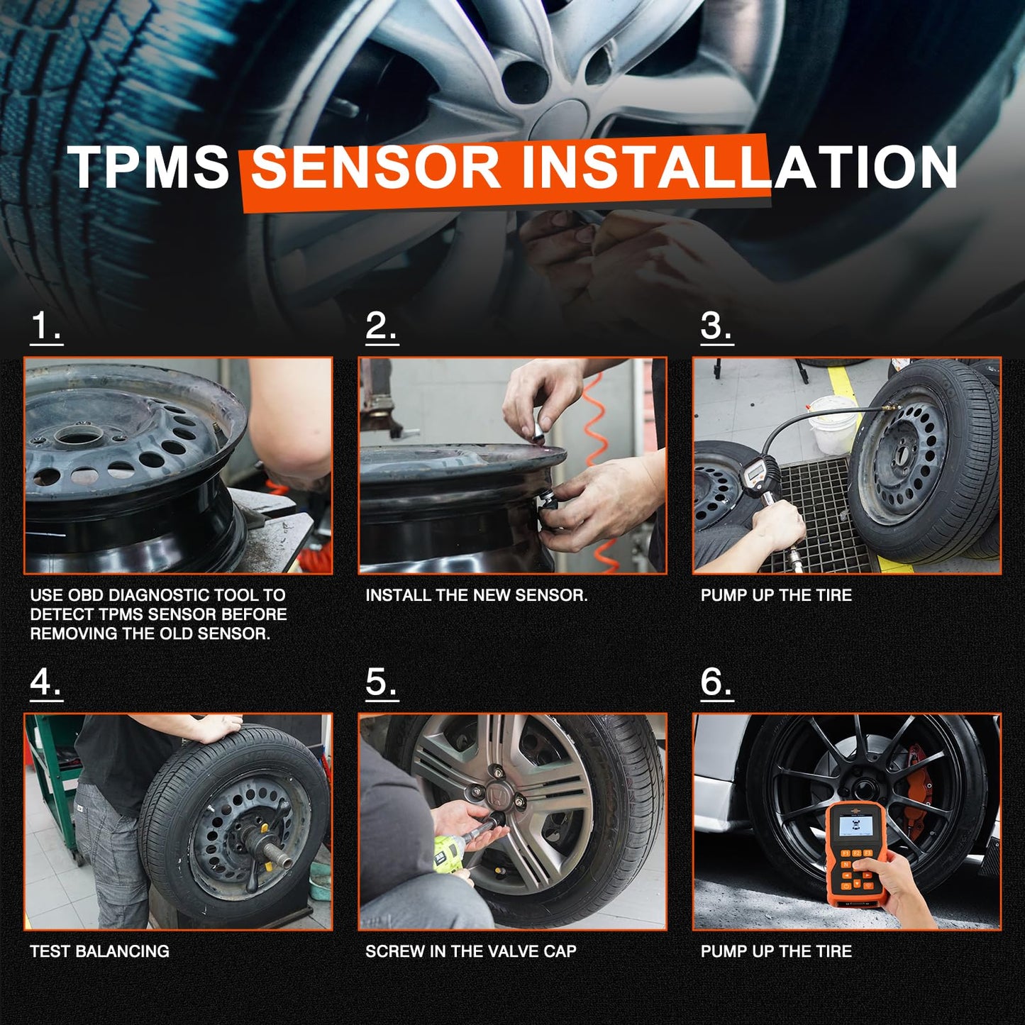 ISINFLASH Sensor TPMS, sensor de presión de neumáticos de 315 MHz, apto para Ford F150 Ecosport, Mustang Escape Explorer Fiesta Ranger para Lincoln MKX MKZ MKS MKT F2GT1A180AB F2GT1A150AB 4 piezas