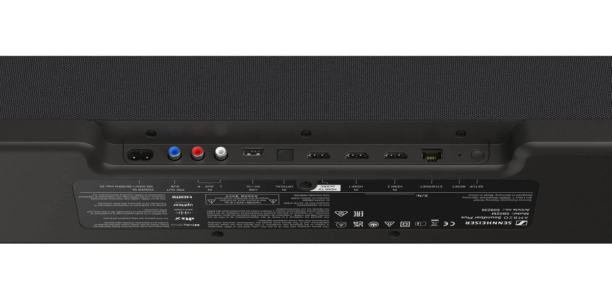 Barra de Sonido Sennheiser AMBEO Soundbar Plus Reacondicionada