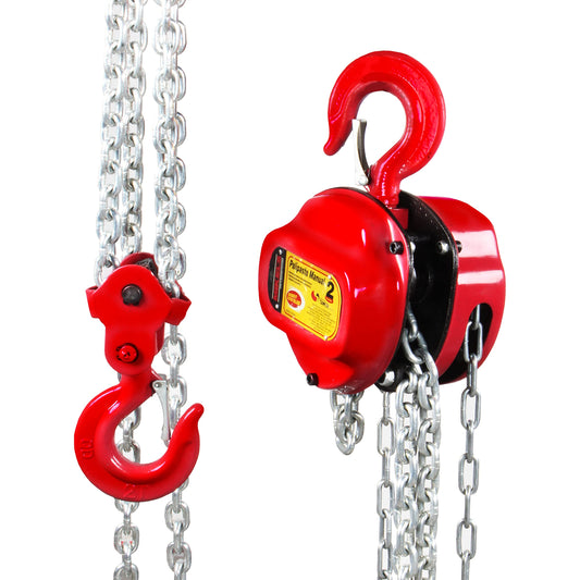 Polipasto Manual MIKEL'S Rojo 2 t Cadena 3 MTS