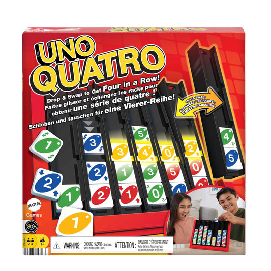 Juego de Mesa Mattel Games UNO Quatro Multicolor para Niños
