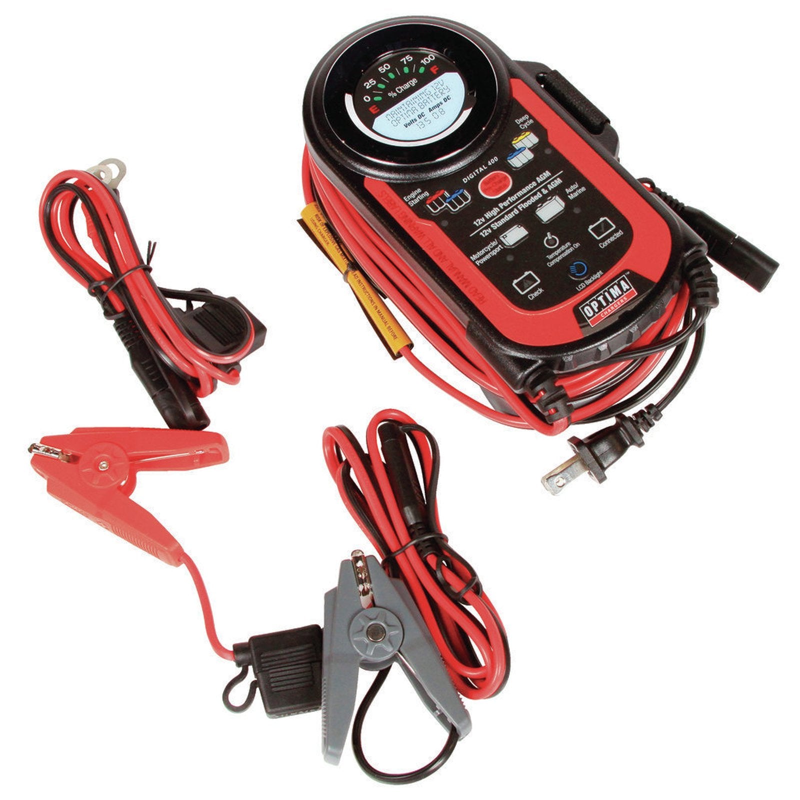 Optima Digital 400 12V Performance Mantenedor y cargador de batería - 150-40000