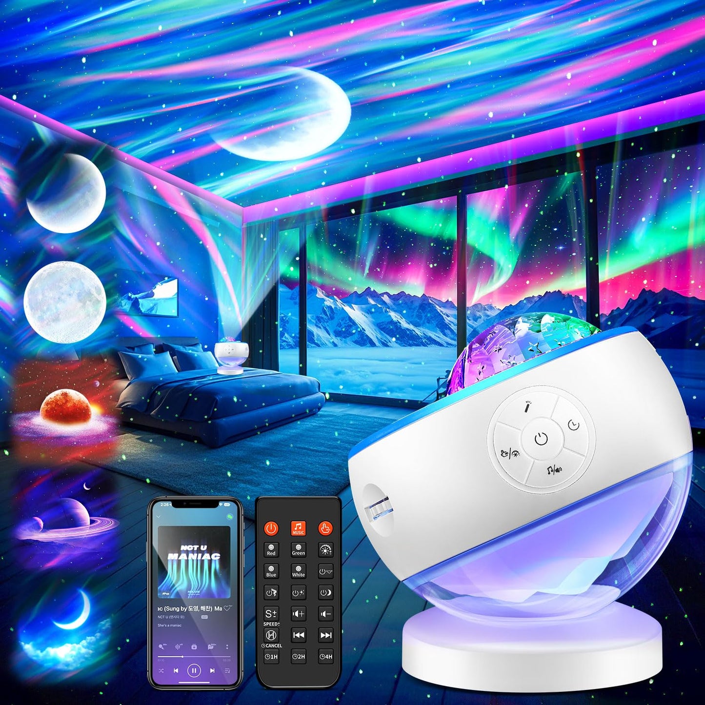 PIKOY Proyector de luces nocturnas