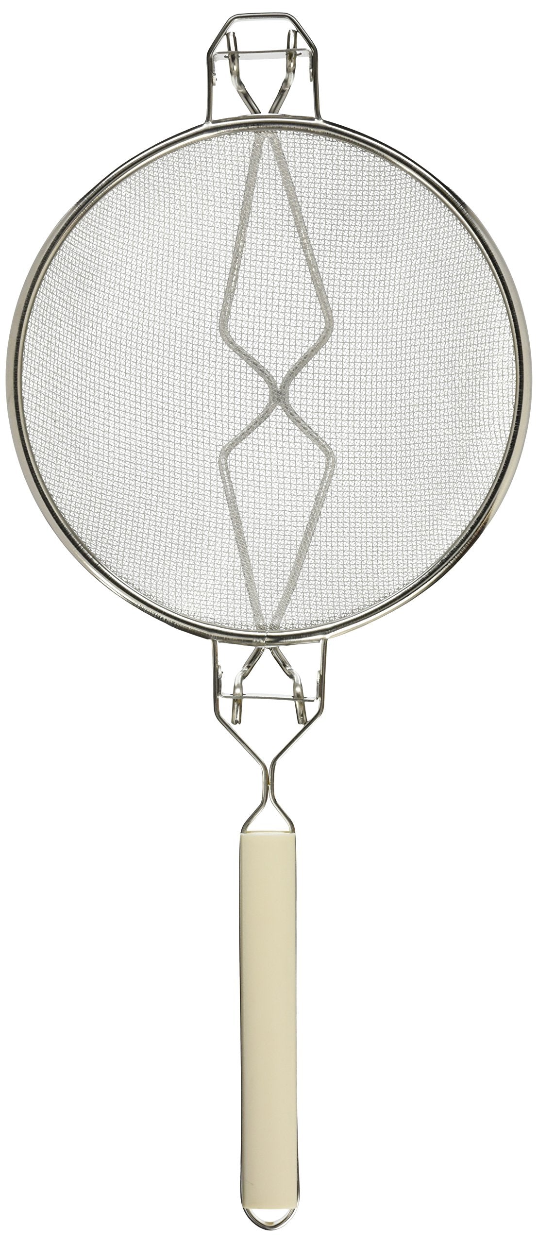 Kitchen Spot 490 Colador Doble Malla con Refuerzo, 24 cm, color Gris/Plata