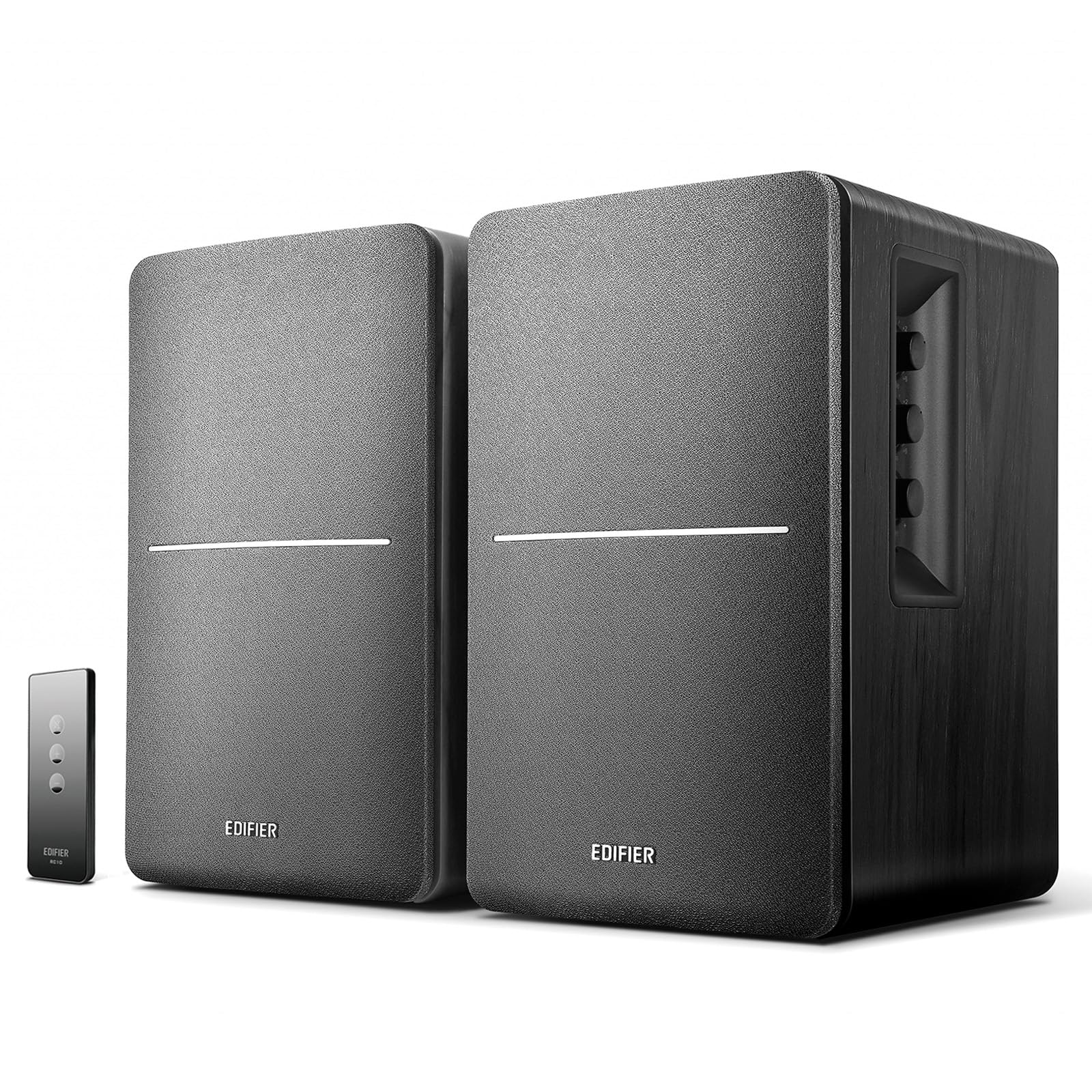 Edifier R1280T - Altavoces de estantería alimentados - 2.0 monitores de Campo cercano Activos - Altavoz de Monitor de Estudio - Negro - 42 vatios RMS
