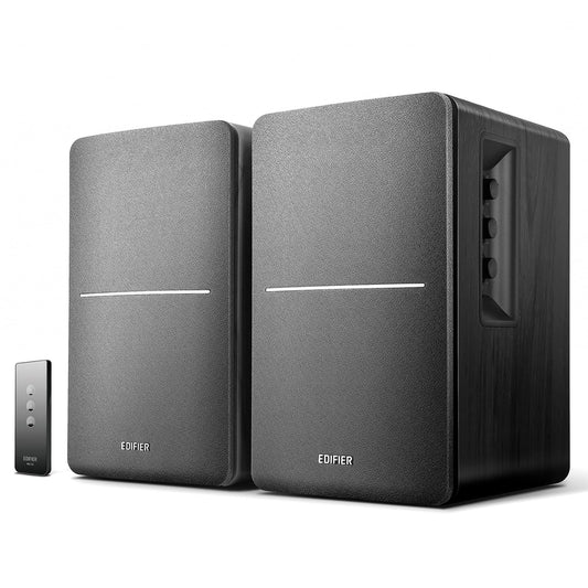 Edifier R1280T - Altavoces de estantería alimentados - 2.0 monitores de Campo cercano Activos - Altavoz de Monitor de Estudio - Negro - 42 vatios RMS