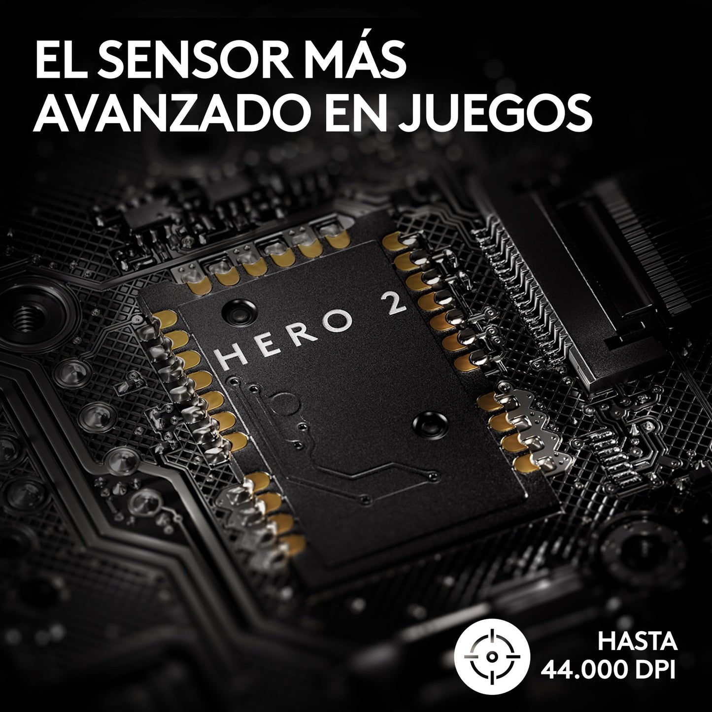 Logitech G Pro X Superlight 2 Lightspeed Mouse Inalámbrico de Juegos, Ligero, Interruptor Híbrido LIGHTFORCE, Sensor Hero 2, 32,000 dpi, 5 BOT. Programables, Carga USB-C, PC y Mac - Negro