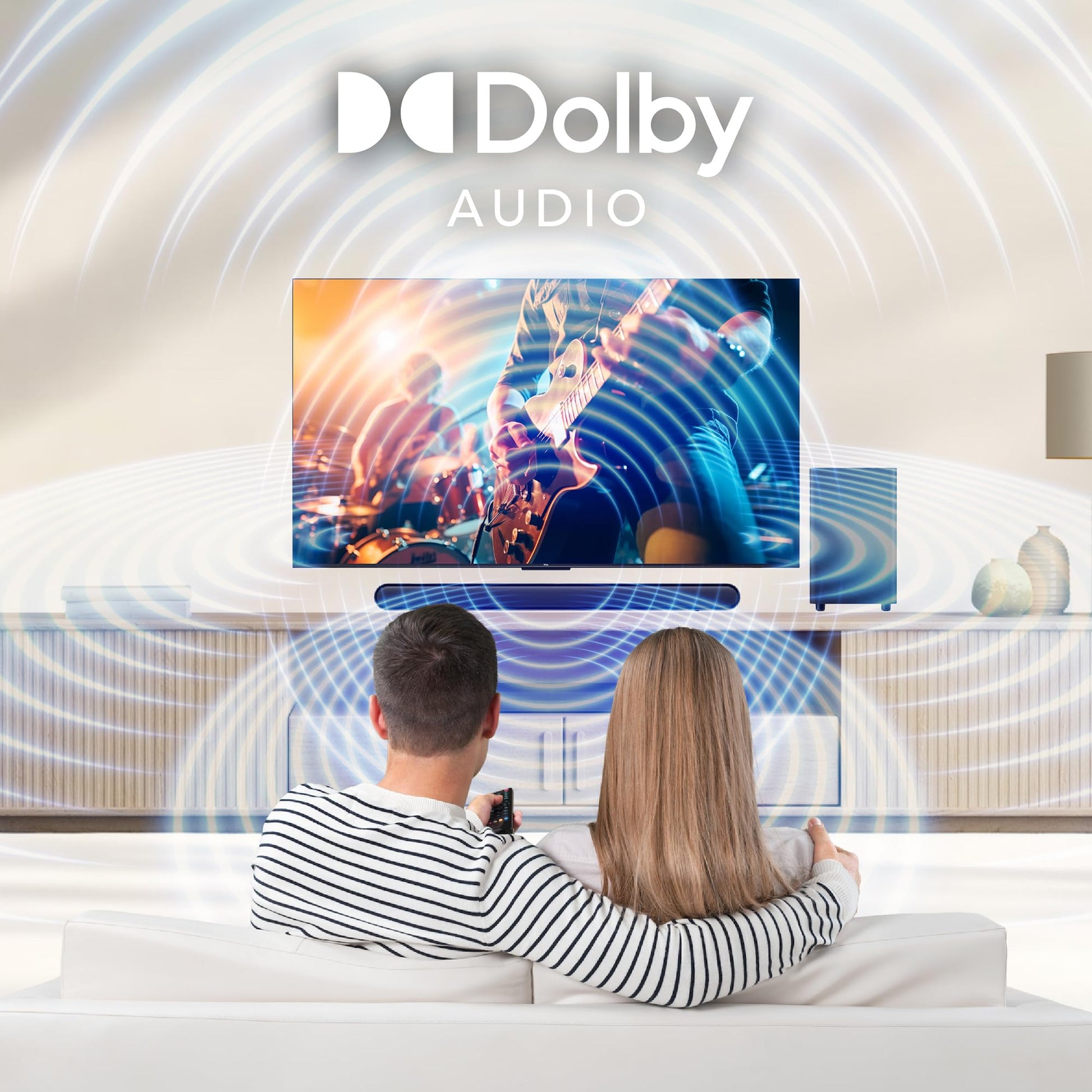 Barra de Sonido TCL S643W 3.1 ch con Dolby Audio y DTS Virtual:X Bluetooth y HDMI