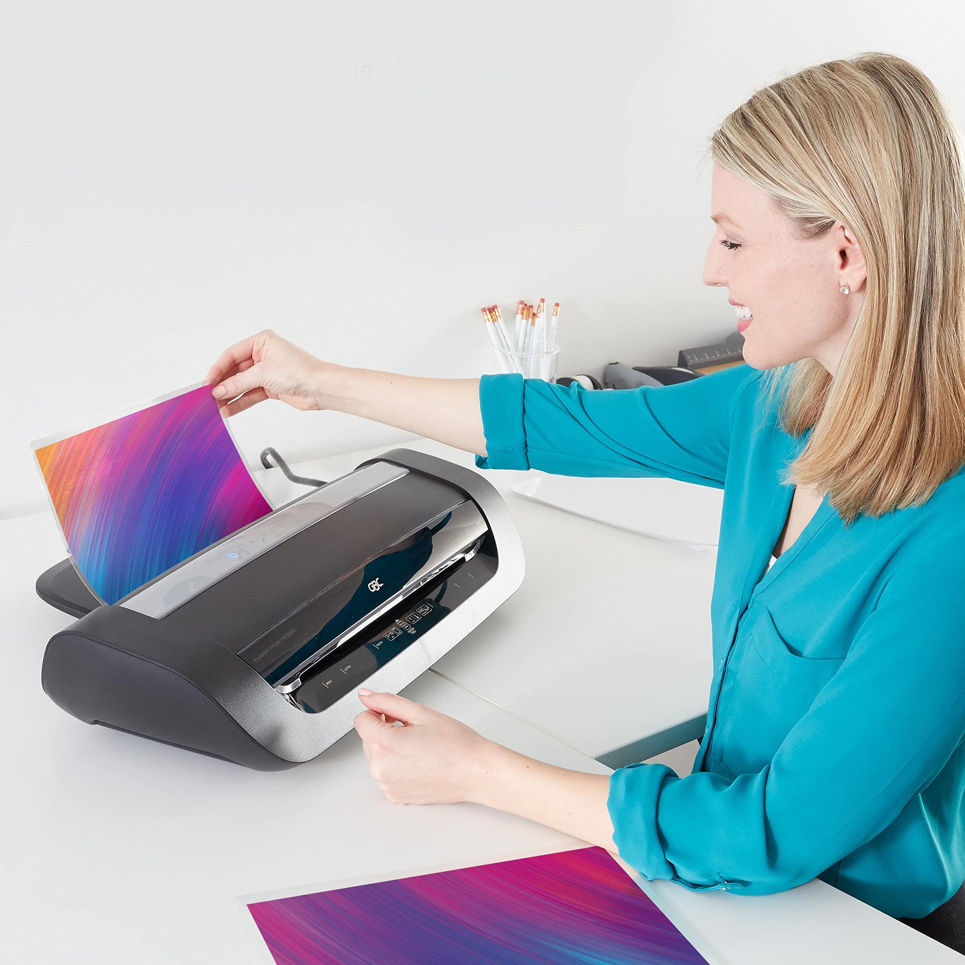 GBC Fusion Enmicadora térmica 12" 6000L funciones automáticas