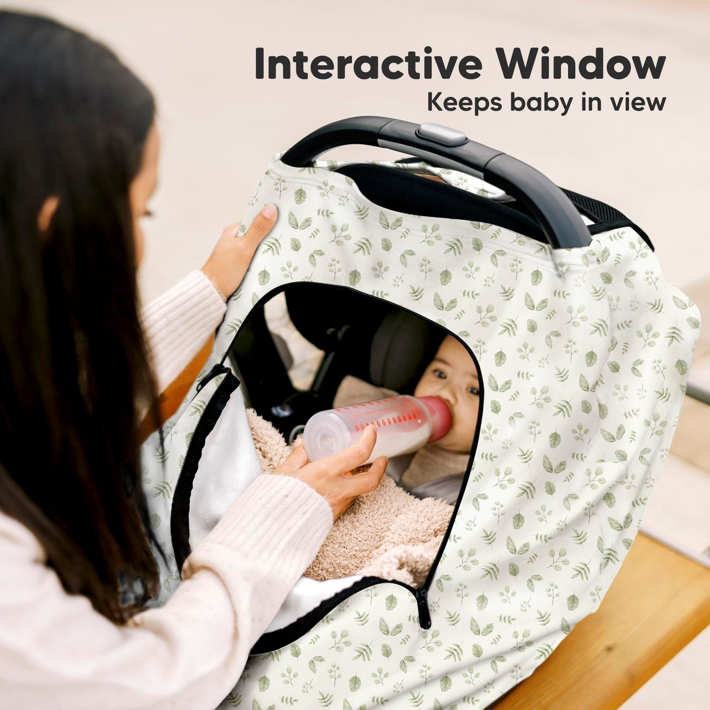 KeaBabies - Funda para asiento de coche de invierno para bebé, recién nacido, ajuste universal, para bebé niña, niño, transpirable, manta ligera, fácil de usar, toldo para carriola, lluvia, viento