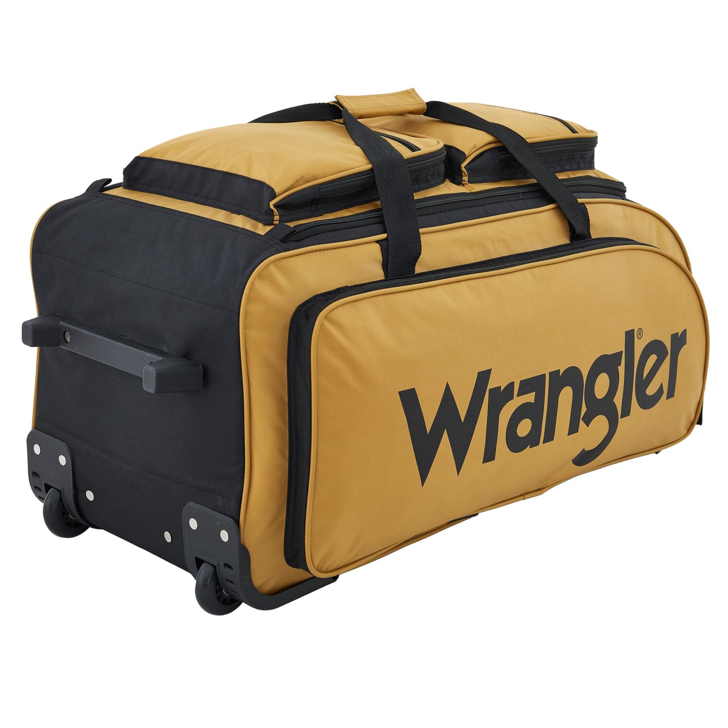 Bolsa de Lona con Ruedas Wrangler Dorado Ámbar Grande 76 cm