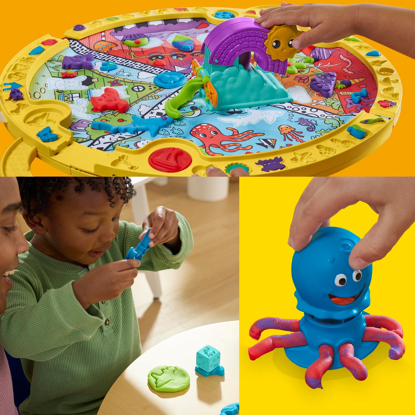 Set de Juego Portátil Play Doh con 19 Accesorios para Niños y Niñas