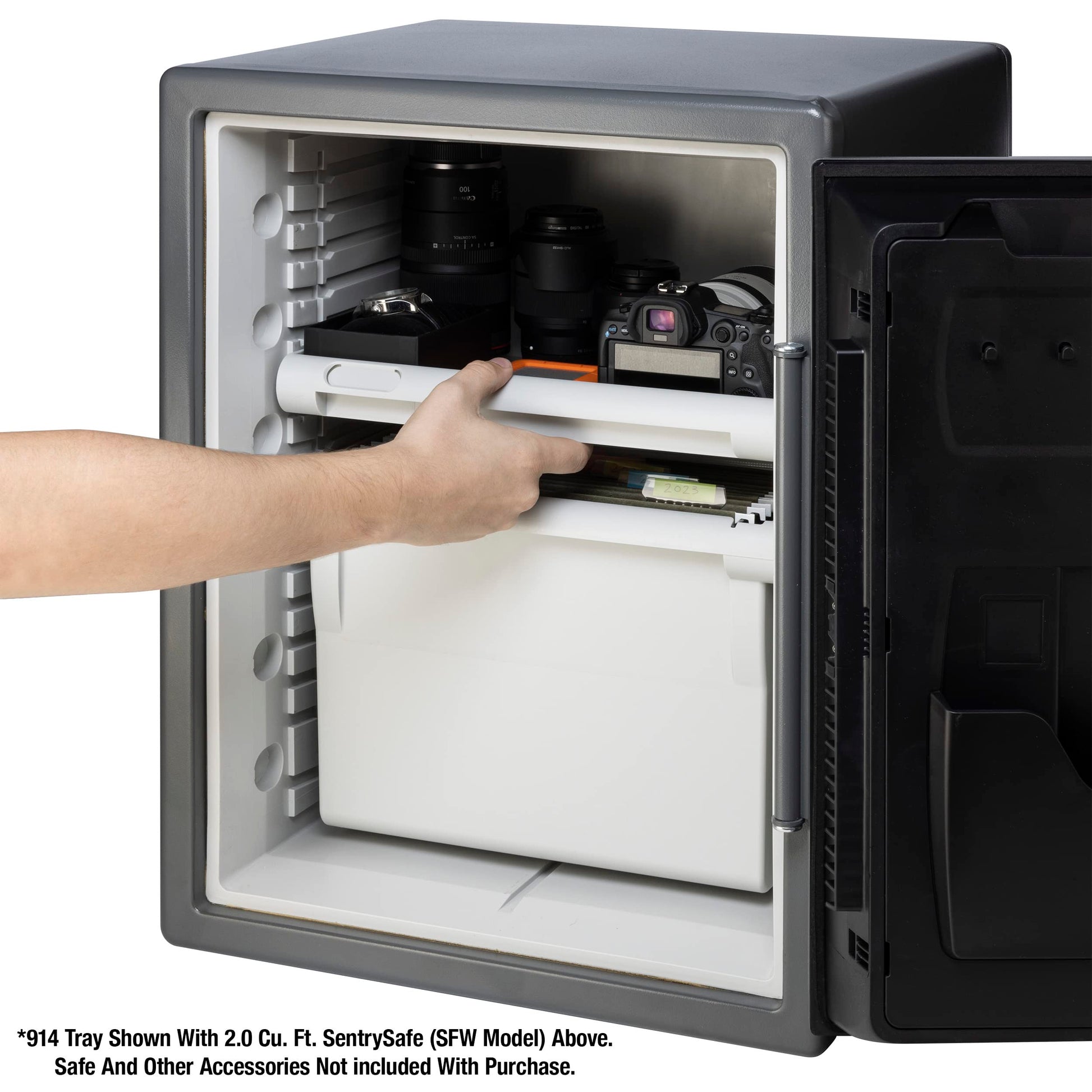 Inserto de Estante SentrySafe Blanco multiposición para Cajas Fuertes a Prueba de Fuego e Impermeable