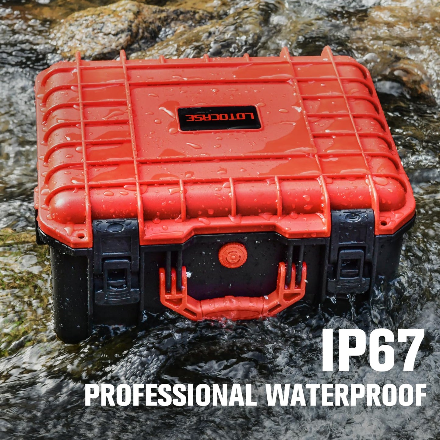 Caja de almacenamiento impermeable para compresores de aire compatible con Milwaukee M18 Inflador 2848-20 (Solo Caja)