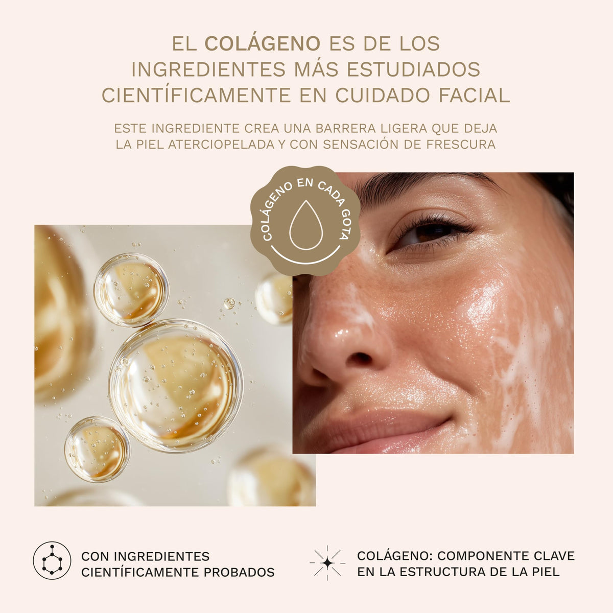 Collagenic |Gel limpiador Facial Diario con Ácido Hialurónico |500 ml