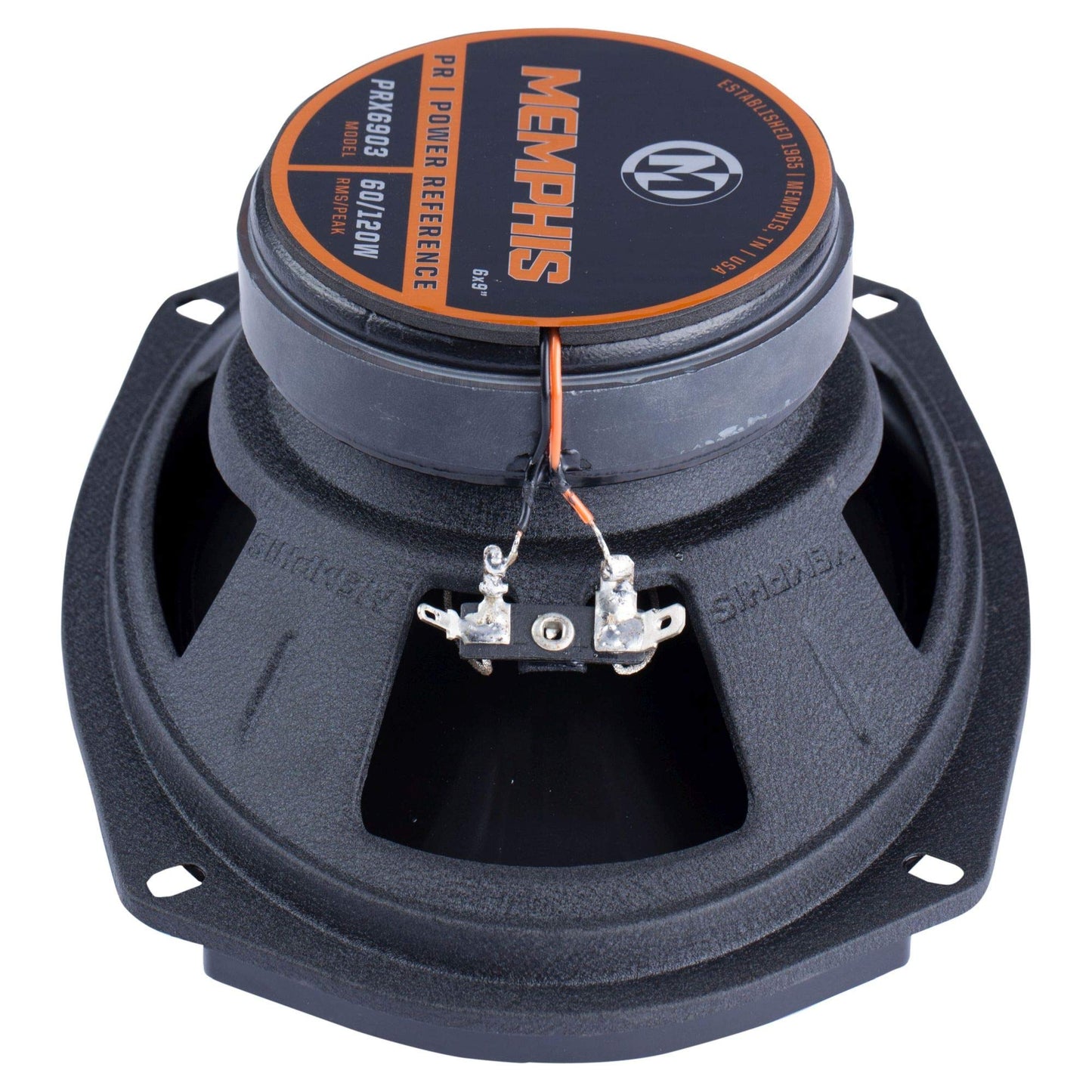 Memphis Audio PRX6903 Power Reference Series 6x9 - Altavoces coaxiales de 3 vías con tweeters giratorios - Par