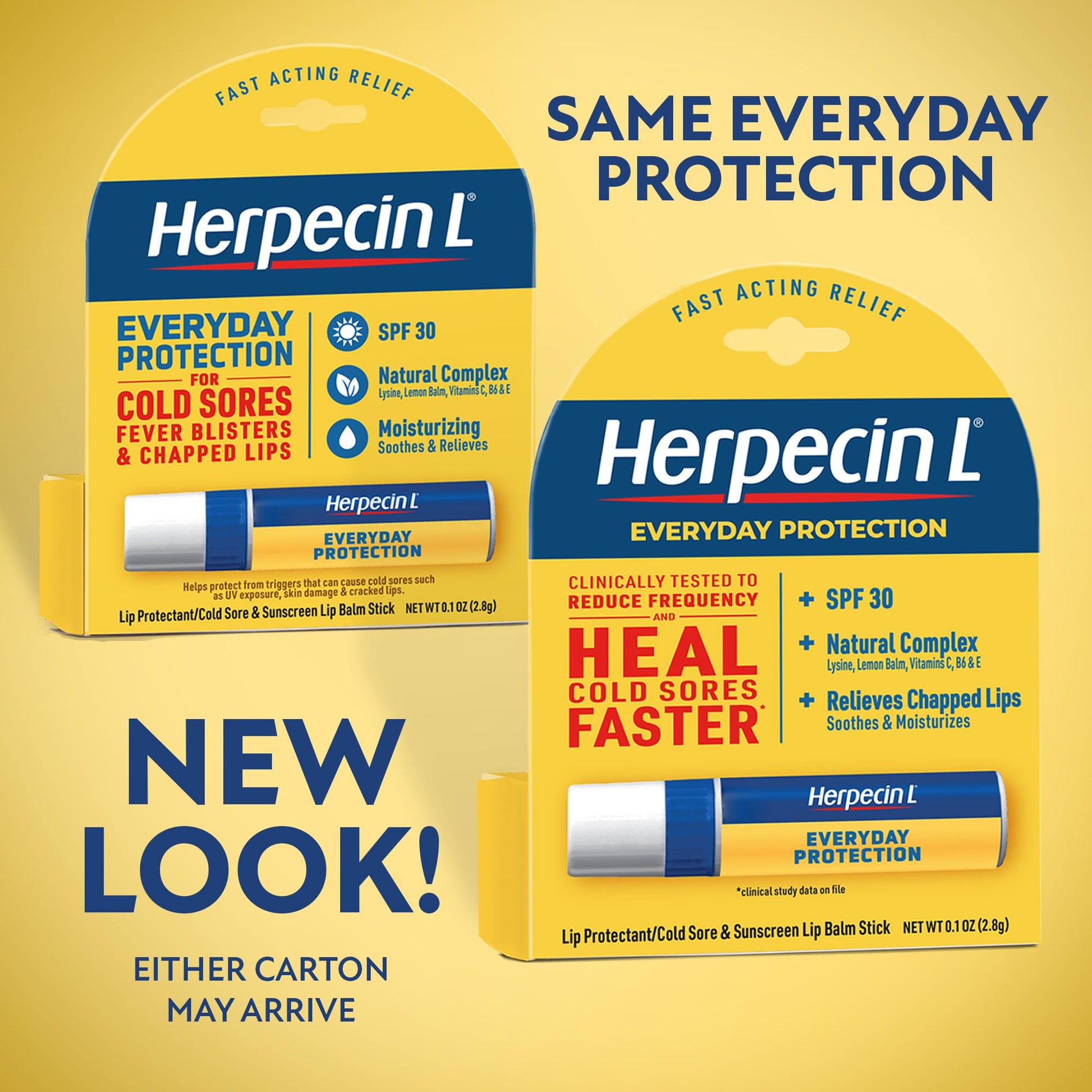 Herpecin-L Lip Protectant/cold Sore & Sunscreen Lip Balm Twin Pack